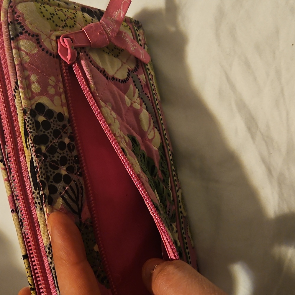 Vera Bradley Priscilla Pink matching bag and wallet - Picture 14 of 14